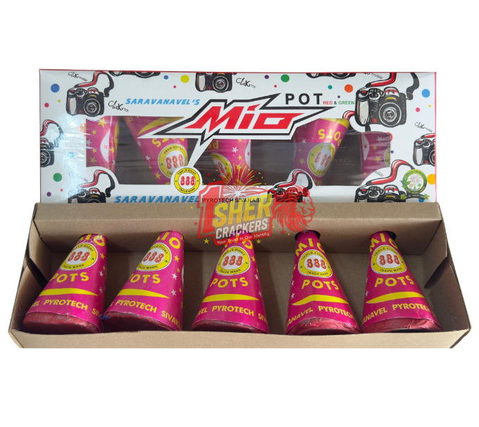 Mio-Pots Red & Green