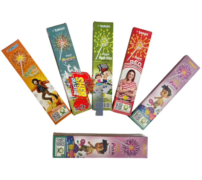 10cm Sparklers 5 Multi Colour Boxes