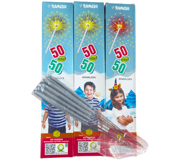 12cm 50-50 Colour Sparklers