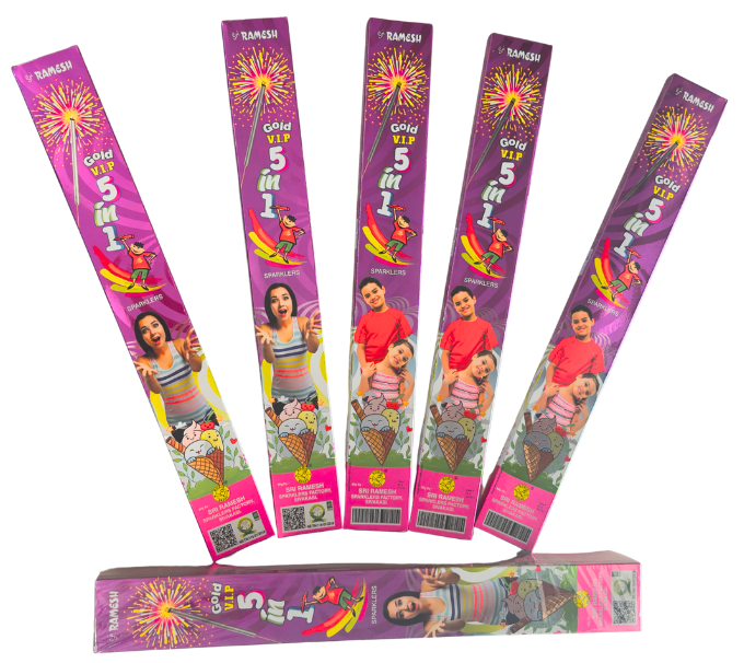 30cm Sparklers 5 Multi Colour Boxes