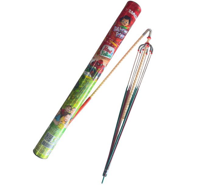 30cm Red & Green Rotating Sparklers
